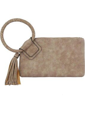 Women's Stone Leather Formal Purse Wristlet Wallet Casual Evening Handbag